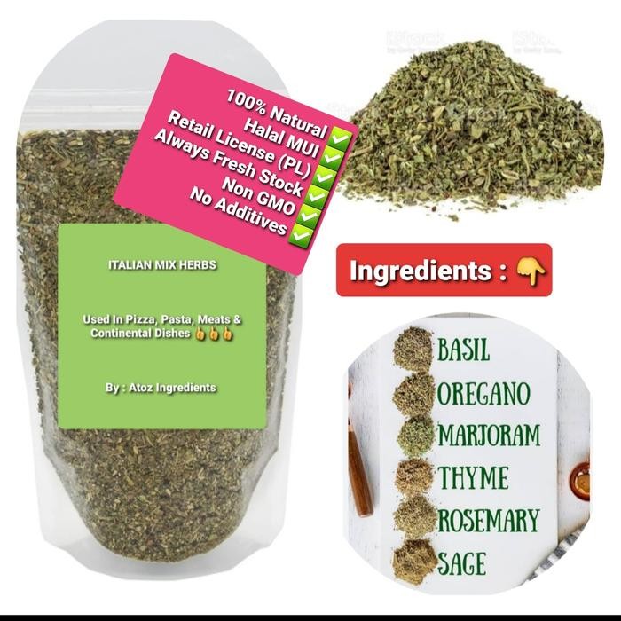 

Italian Mix Herbs Premium Grade 1 Kg