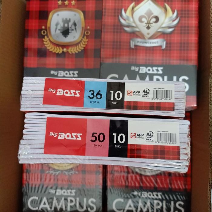 

ID BUKU TULIS SINAR DUNIA SIDU 38 - 58 LEMBAR BIGBOSS CAMPUS 36 - 50 LEMBAR BUKU TULIS ANAK SEKOLAH
