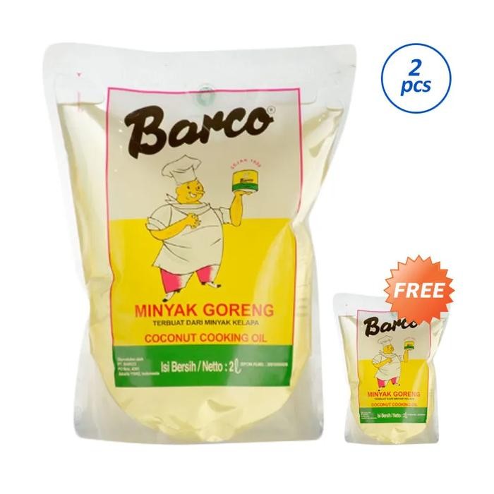 

Beli 2 gratis 1 Barco Minyak Goreng Pouch 2 Liter
