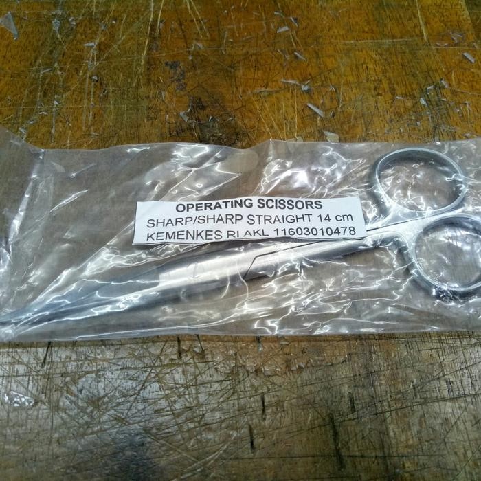 

ID GUNTING TAJAM TAJAM / GUNTING OPRASI / SHARP STRAIGHT 14CM