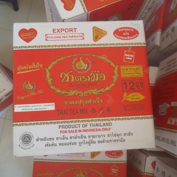 

1 DUS Thai Tea Original Number One/Chatramue Brand