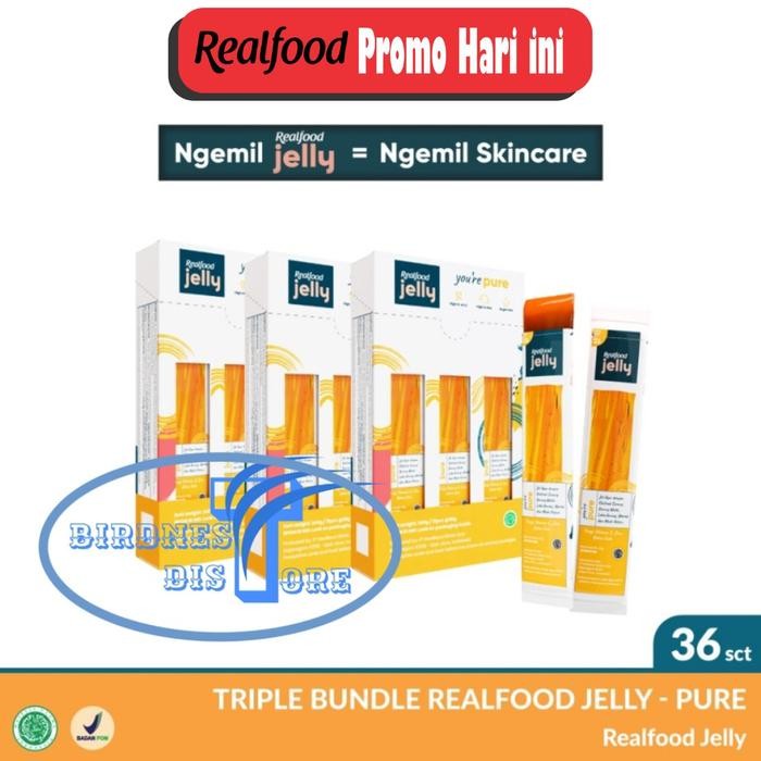 

Baru Realfood Jelly Pure Formulasi Sarang Burung Walet, Zinc, 36 pcs Terlaris