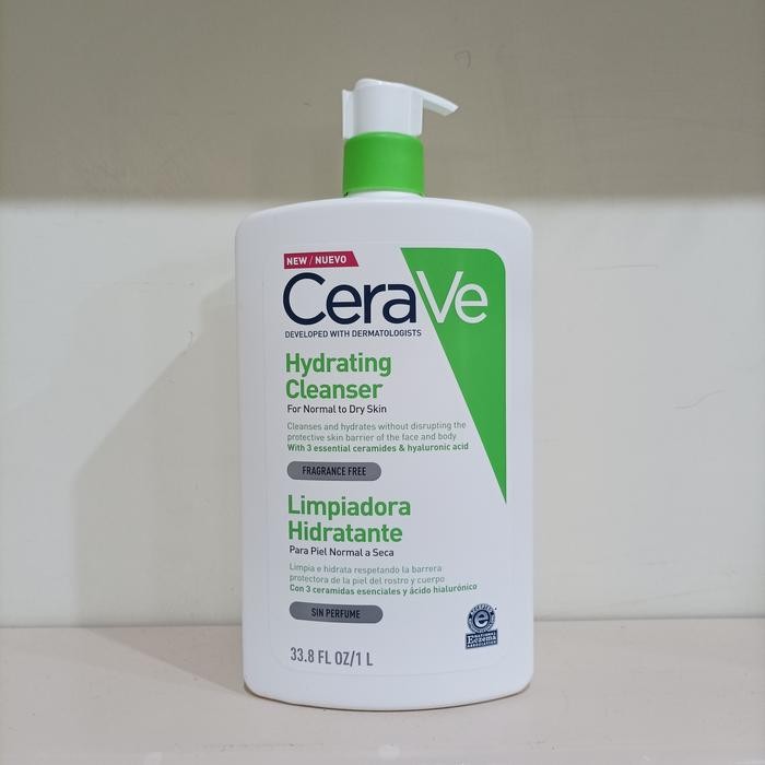 

Cerave Hydrating Cleanser 1 Liter (Normal To Dry Skin)