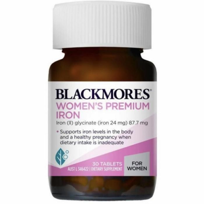 

Blackmores Women'S Premium Iron 30 Tablets