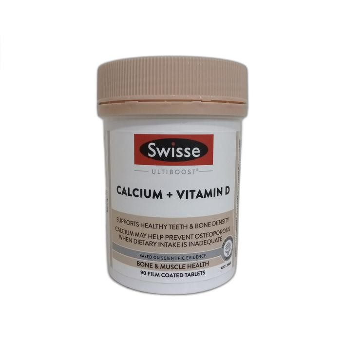 

Swisse Ultiboost Calcium + Vitamin D 90 Tablets