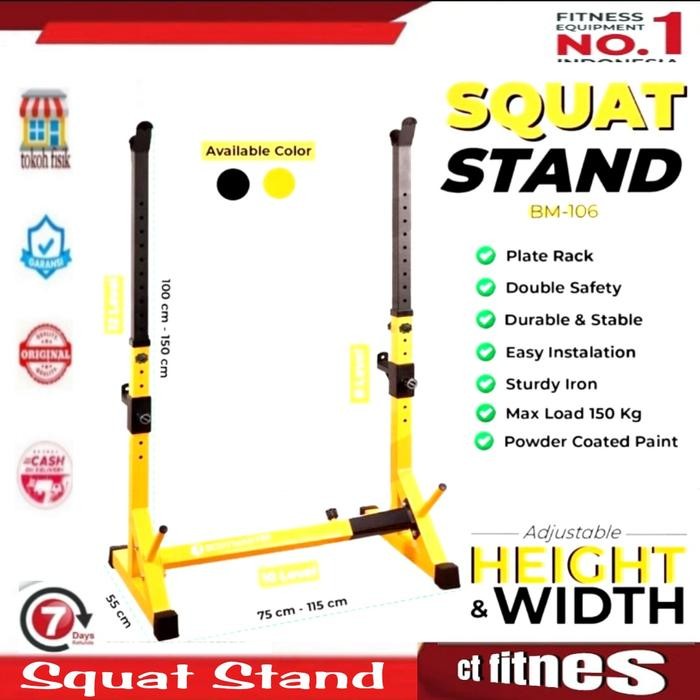 Bodymaster-Squat stand rack imfort(Original)squat rack Fitnes gym