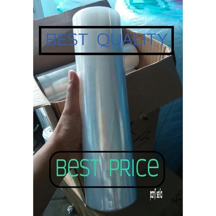 stretch film 30cm x 200m - plastik wrapping parcel buah shopee termurah