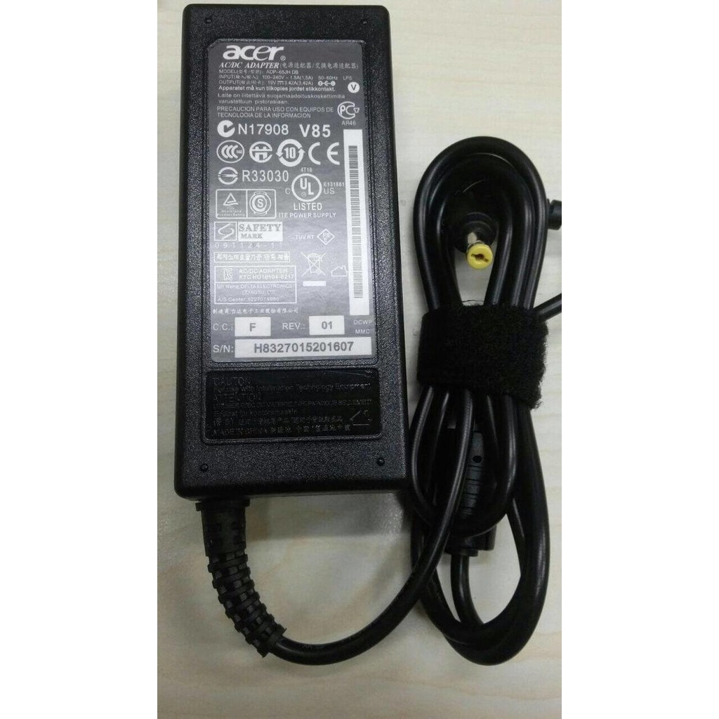 TERBARU CHARGER ADAPTOR LAPTOP ACER N214 ORIGINAL 19V 3,42A TERMURAH