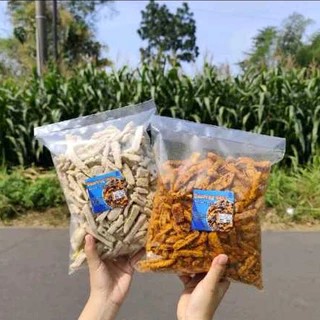 

Snack Basreng Pedas Manis + Original Daun Jeruk Kemasan 250gr Cemilan Sultan Cirebon
