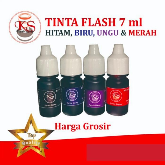 

New Tinta Isi Ulang Stempel Flash 5 ml