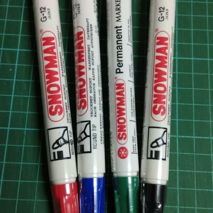 

New Spidol Snowman permanent G12