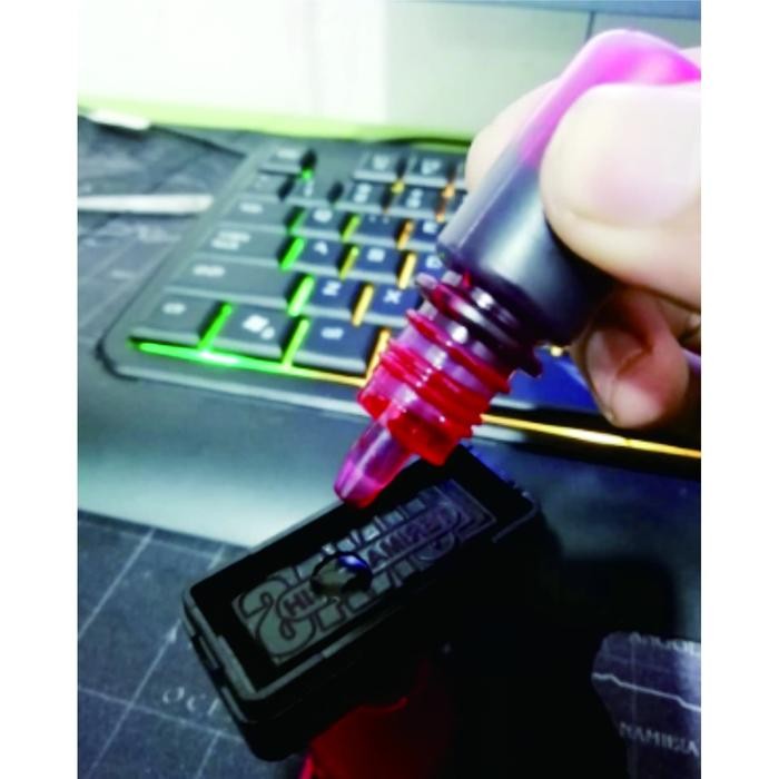 

New TINTA STEMPEL CAP WARNA/FLASH anti Luntur Murah !!!