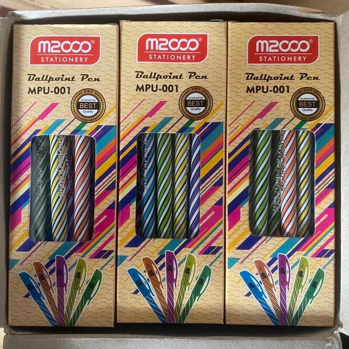 

New 60PCS [5 LUSIN] BULPOINT ULIR M2000 MPU 001 Pen Pensil Stationery