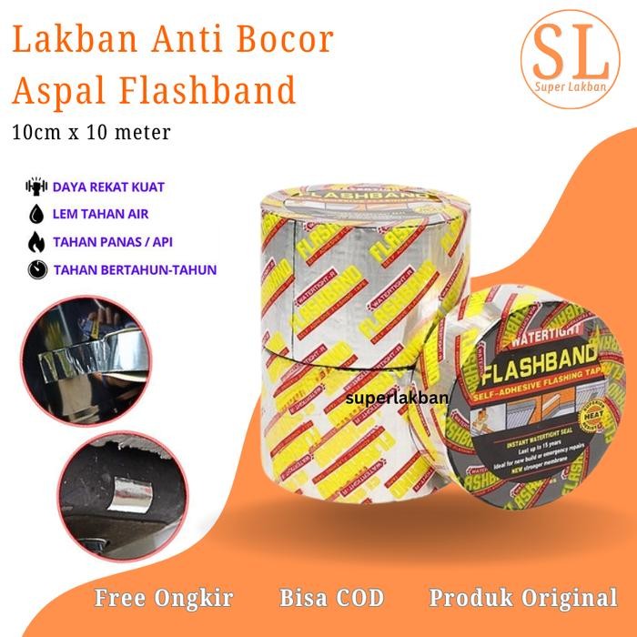 ID'' LAKBAN ANTI BOCOR LEM TALANG FLASHBAND PENAMBAL PENUTUP BOCOR AIR