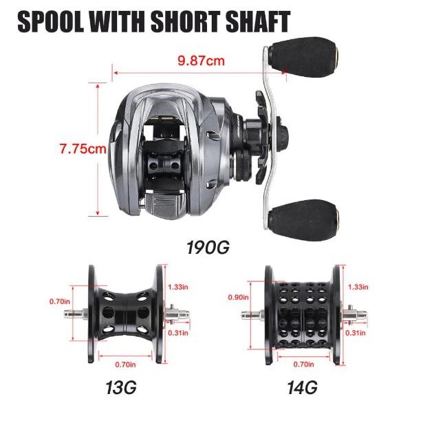 SEAKNIGHT BRAND FALCON SERIES BAITCASTING REEL 8.1:1SUPER LONG CASTING TERMURAH