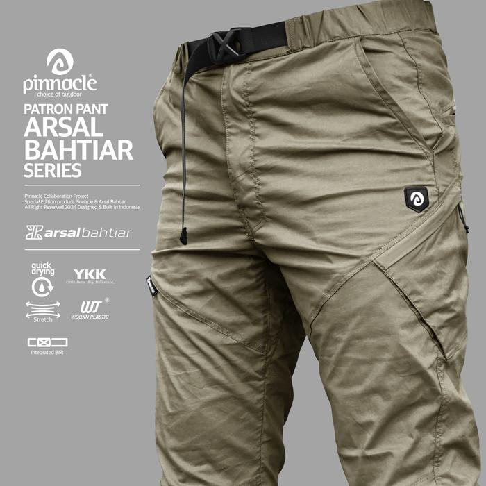 ORIGINAL Pinnacle Pro Official Patron Pant Arsal Series - Khaki READY STOCK