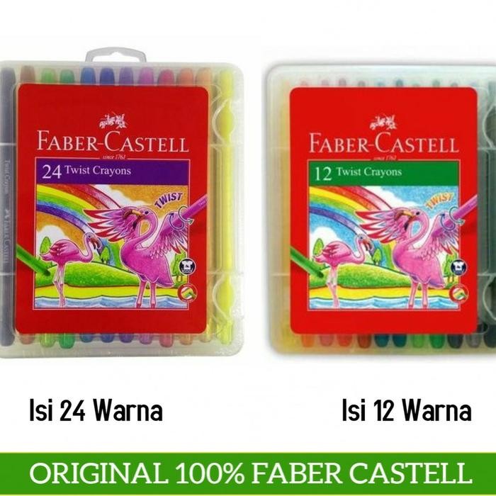 

Faber Castell Twist Oil Pastel Color Crayon Set 12 24 Krayon Putar