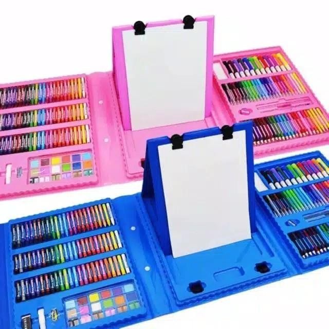 

Crayon Anak Set Isi 208 Pcs Art / Pensil Warna Alat Lukis Set Crayon