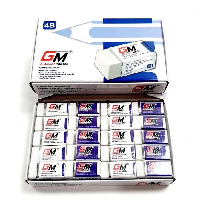

New Harga Grosir ( 1 Kotak/ isi 40 pcs) Penghapus Pensil ERASER Non Toxic