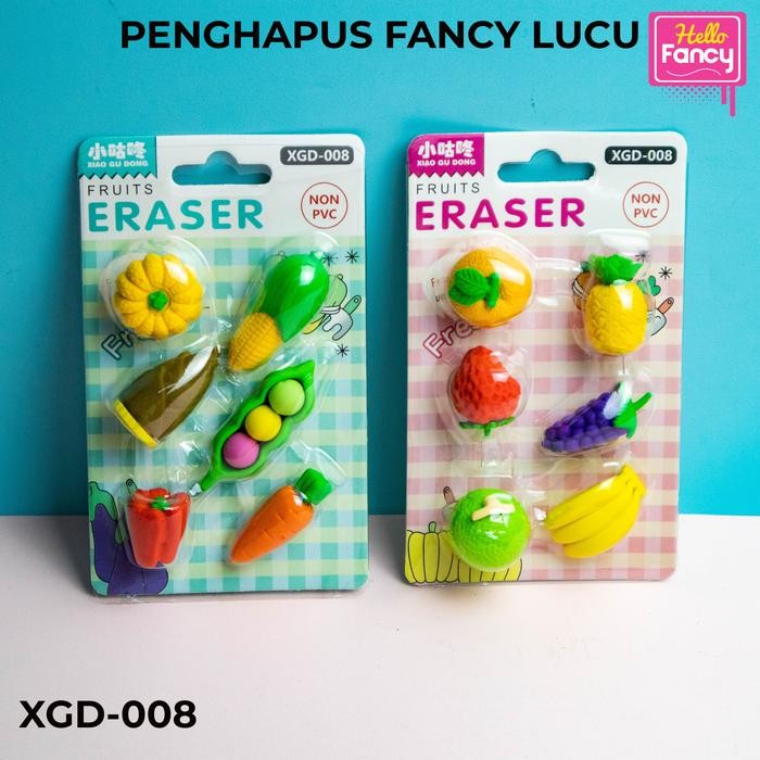 

New Penghapus Lucu Unik Mini Karet Karakter Anak Murah Set / Fancy Eraser