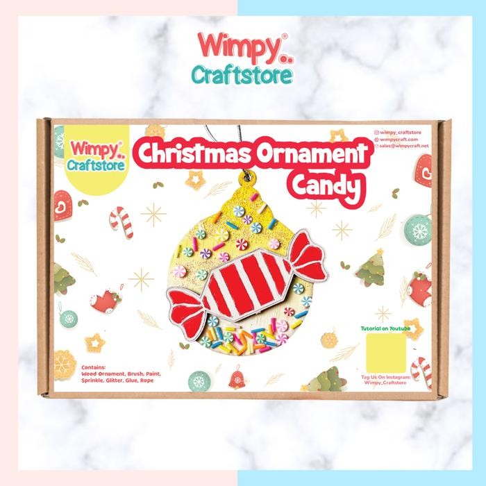 

Wimpy Craft Kit Christmas Ornament Art Set Dekorasi Hiasan Natal