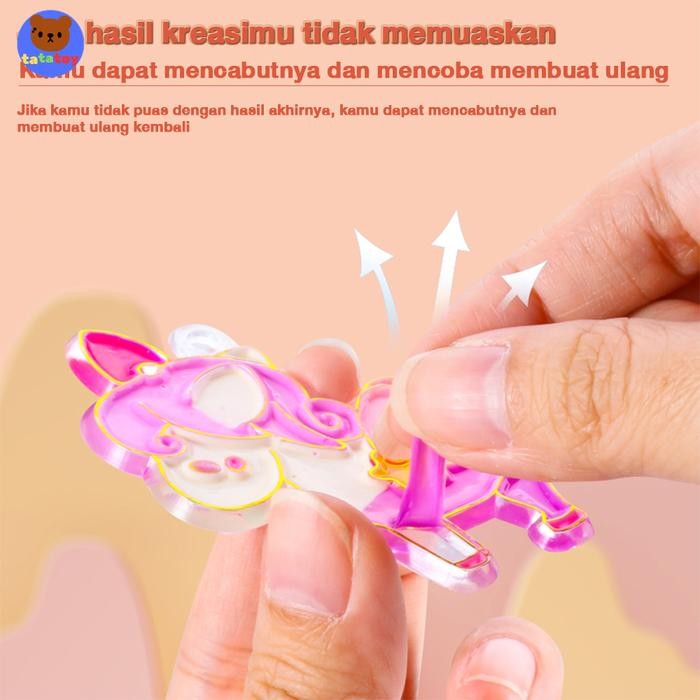 

Tatatoy Lukisan Permen Kristal Anak -Anak Bebas Memanggang Liontin Warna Perhiasan Setiap Keluarga