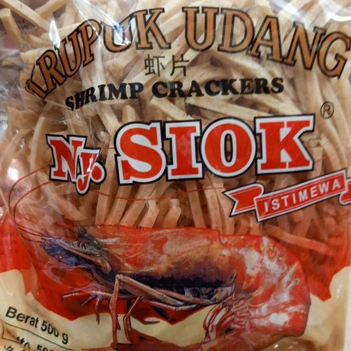 

Baru Krupuk Udang Ny.SIOK Stik 500gram Terlaris