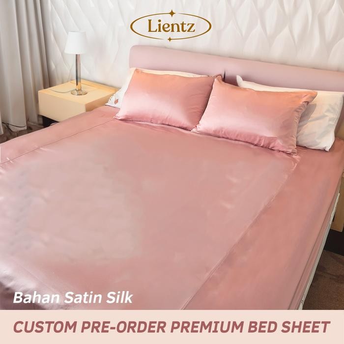 Sale Sprei Bahan Satin Silk - Premium Bed Sheet Custom Pre Order