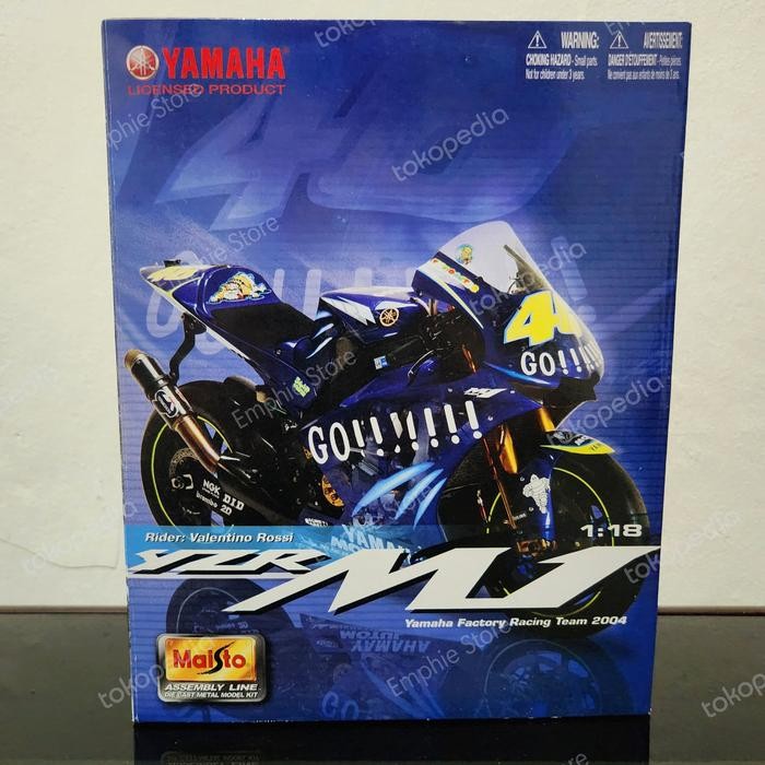 Maisto Assembly Valentino Rossi 2004 - Yamaha Team