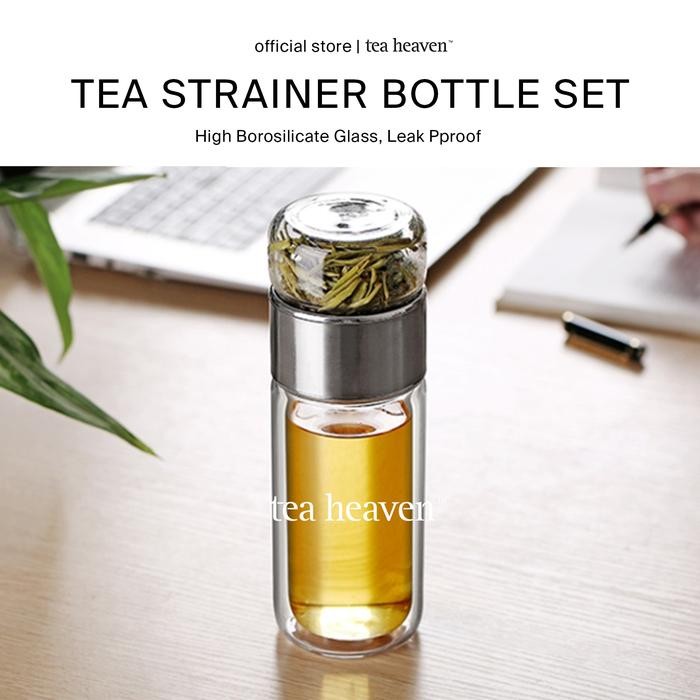 ready Tea Heaven Tea Strainer Bottle Set Infuser 420ml