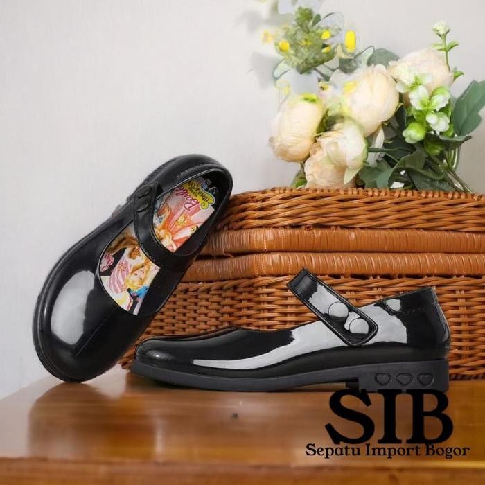 TERBEST// Sepatu Anak Perempuan Pantofel Flat Shoes Jelly Import /
