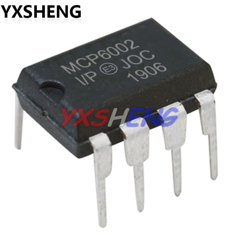 5PCS MCP602-I/P MCP6002 MCP602 New DIP-8 Chip In Stock