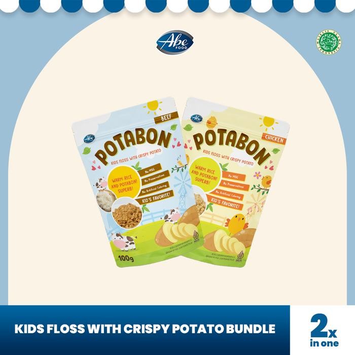 

Promo Abe Food Potabon Abon Anak Bundle 2pcs Ayam Sapi Tanpa MSG