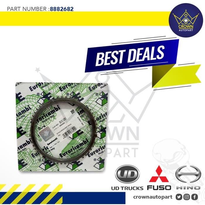 Berkualitas Syncro Ring/Gigi Kuningan/Transmisi/Euroricambi/Fs8209/8882682/8877441