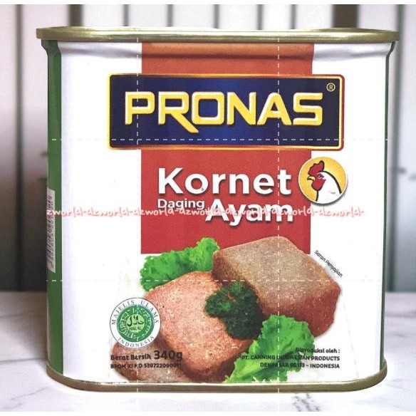 

Promo Pronas Kornet Ayam Corned Chicken 340gr Kaleng