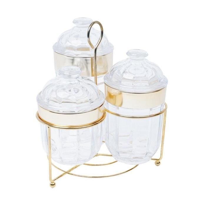 Glass Candy Jar Vicenza Sachi VGC7504 / Toples Vicenza Wadah Saji