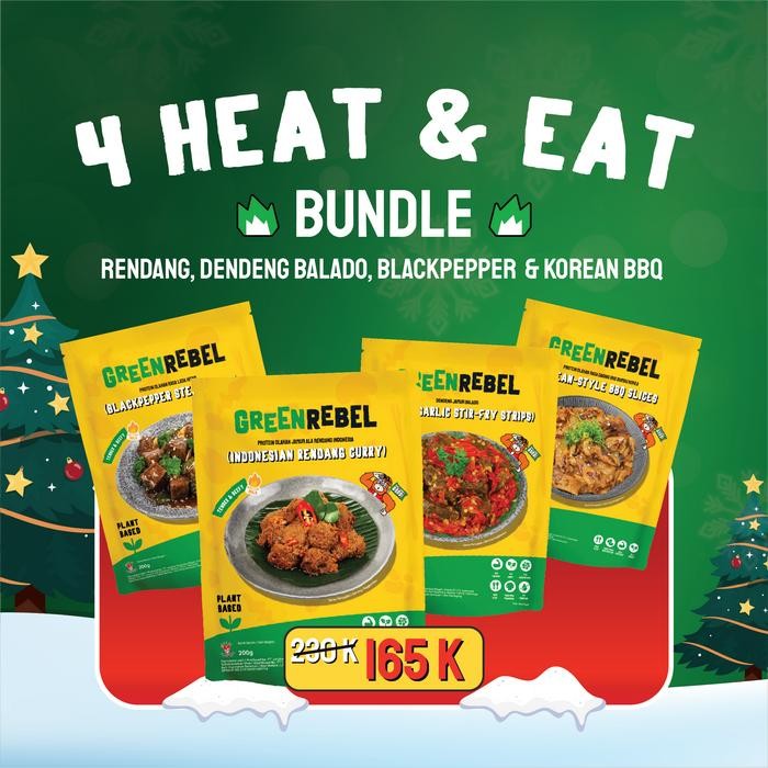 

Baru Green Rebel 4 Heat And Eat Combo