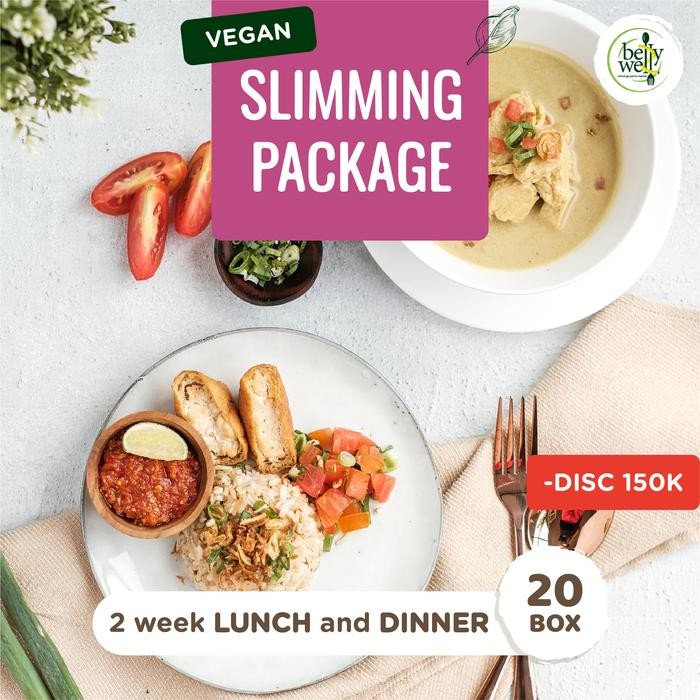 

Baru Bellywell Vegan Slimming 2 Week Lunch Dinner Low Calorie Catering