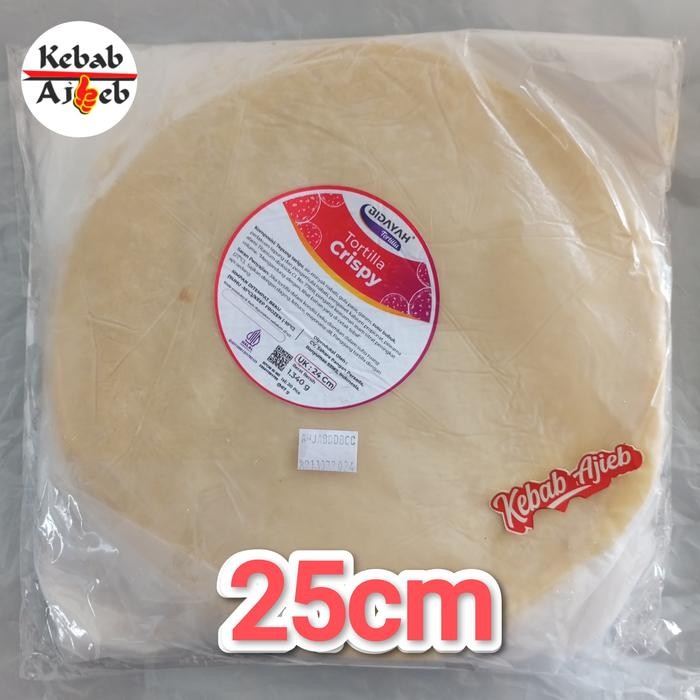

Baru Bidayah Tortilla Ukuran 24cm Roti Lembaran Premium