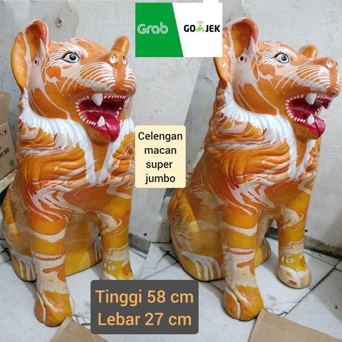 Celengan Super Jumbo / Celengan Macan Tanah Liat Jumbo