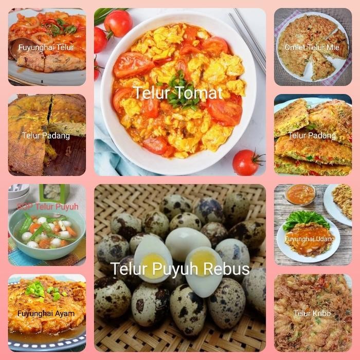 

Baru Olahan Telur Fuyunghai, Tumis Tomat, Omelette, Telur Padang, Dadar