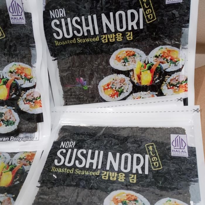 

Baru Sushi Nori Isi 10 Lembar