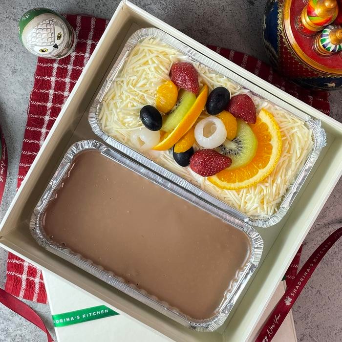 

Baru Hampers Mix Fruit Salad Belgian Choco Pudding Caramel Pudding