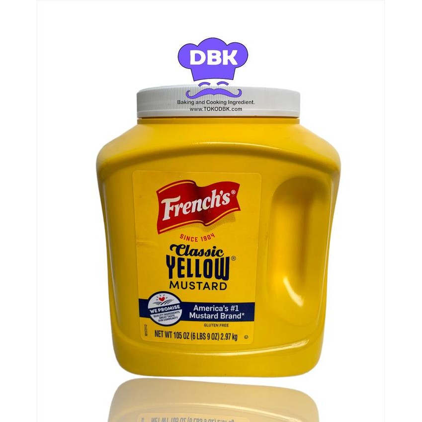 

FRENCH'S CLASSIC YELLOW MUSTARD - 2 ,7 KG french mustard kuning