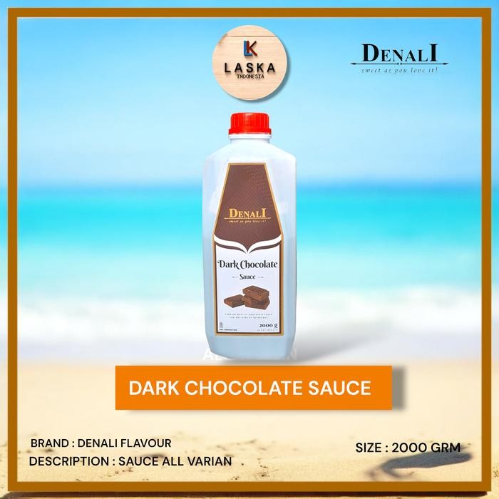 

Denali Sauce Dark chocolate 2000 ml - sauce topping premium 2 liter