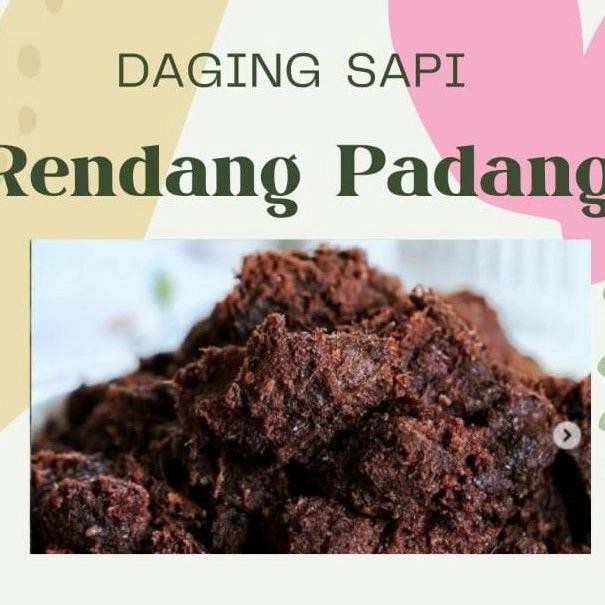 

Baru Rendang Padang Asli Daging Sapi Kering & Basah Frozen Halal