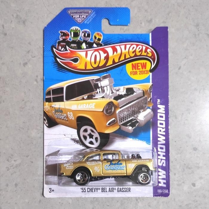 Hot Wheels Hotwheels 55 Chevy Bel Air Gasser New 2013 Hw Showroom Gold