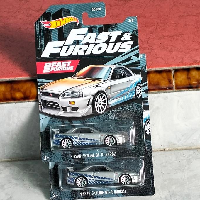 Hotwheels Nissan Skyline R34 Fast Furious