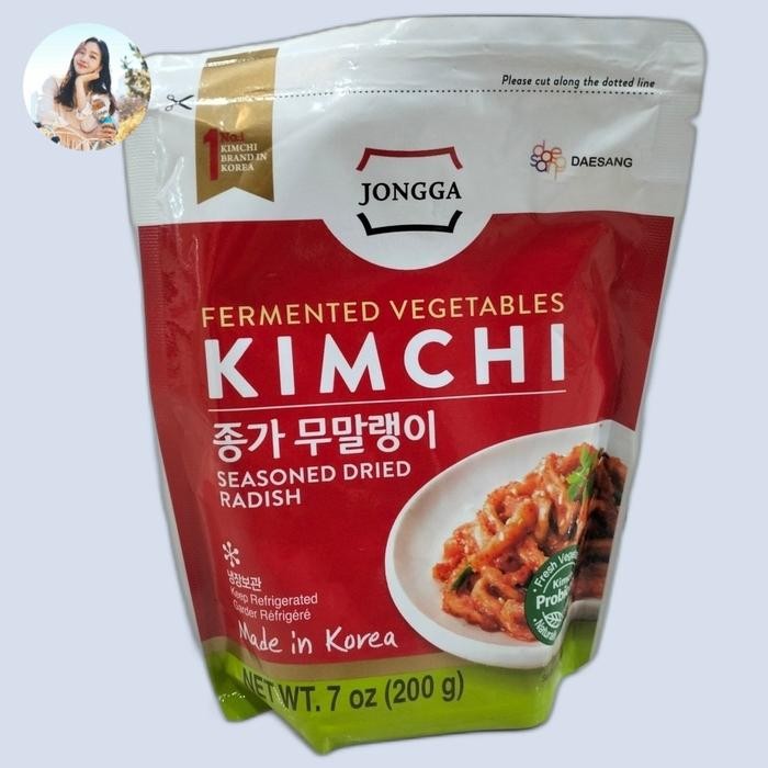 

Baru Jongga Dried Radish Kimchi 200gr - Kimchi Lobak Korea