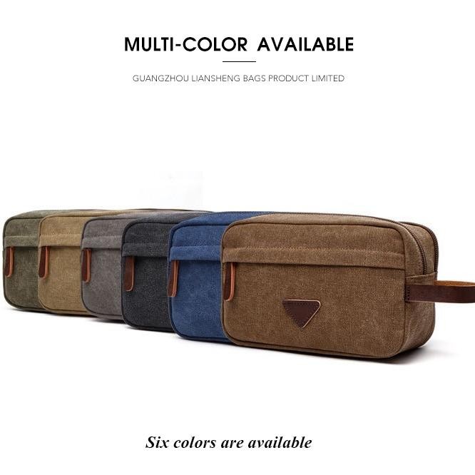 Handbag Pria - Tas Pria Kanvas Import - Tas Jinjing - Clutch - Pouch